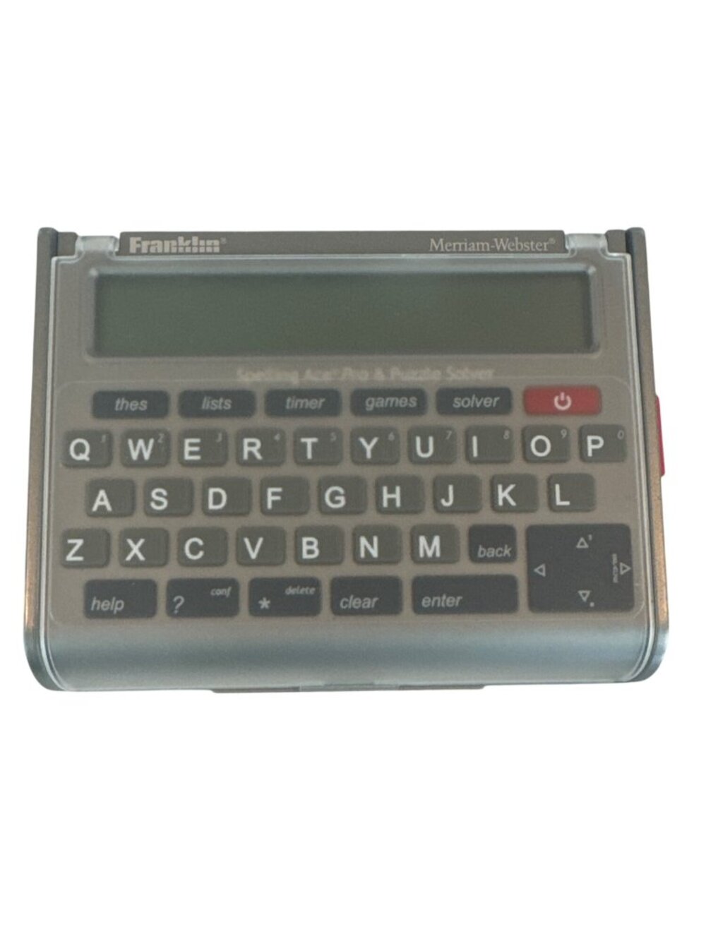 Franklin Merriam-Webster Spelling Ace Pro SA-309 Puzzle Solver Cover